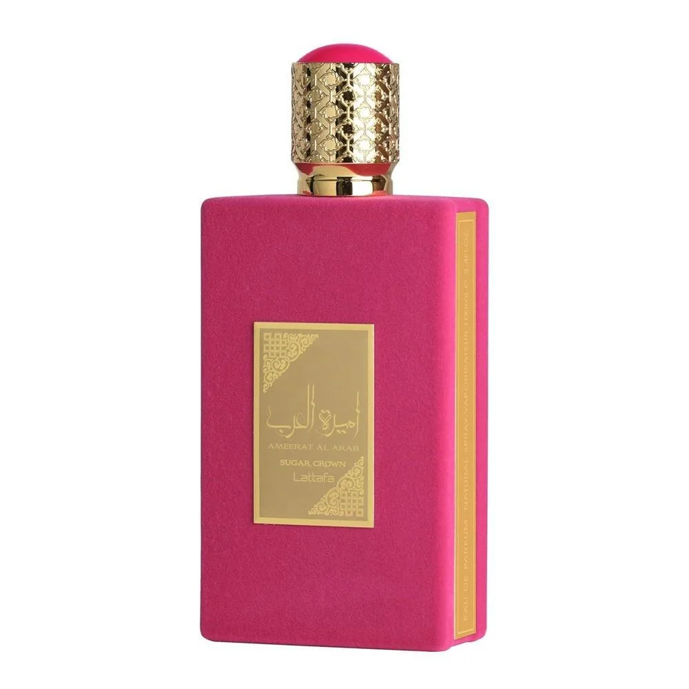 Lattafa Ameerat Al Arab Sugar Crown Eau de Parfum en espray para mujer – Fragancia dulce floral y afrutada de larga duración
