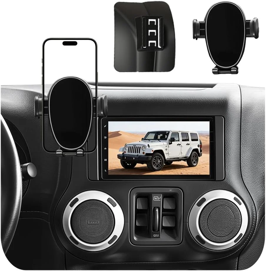 Soporte para celular Jeep Wrangler 2011-2016 2017 rotatorio 360°