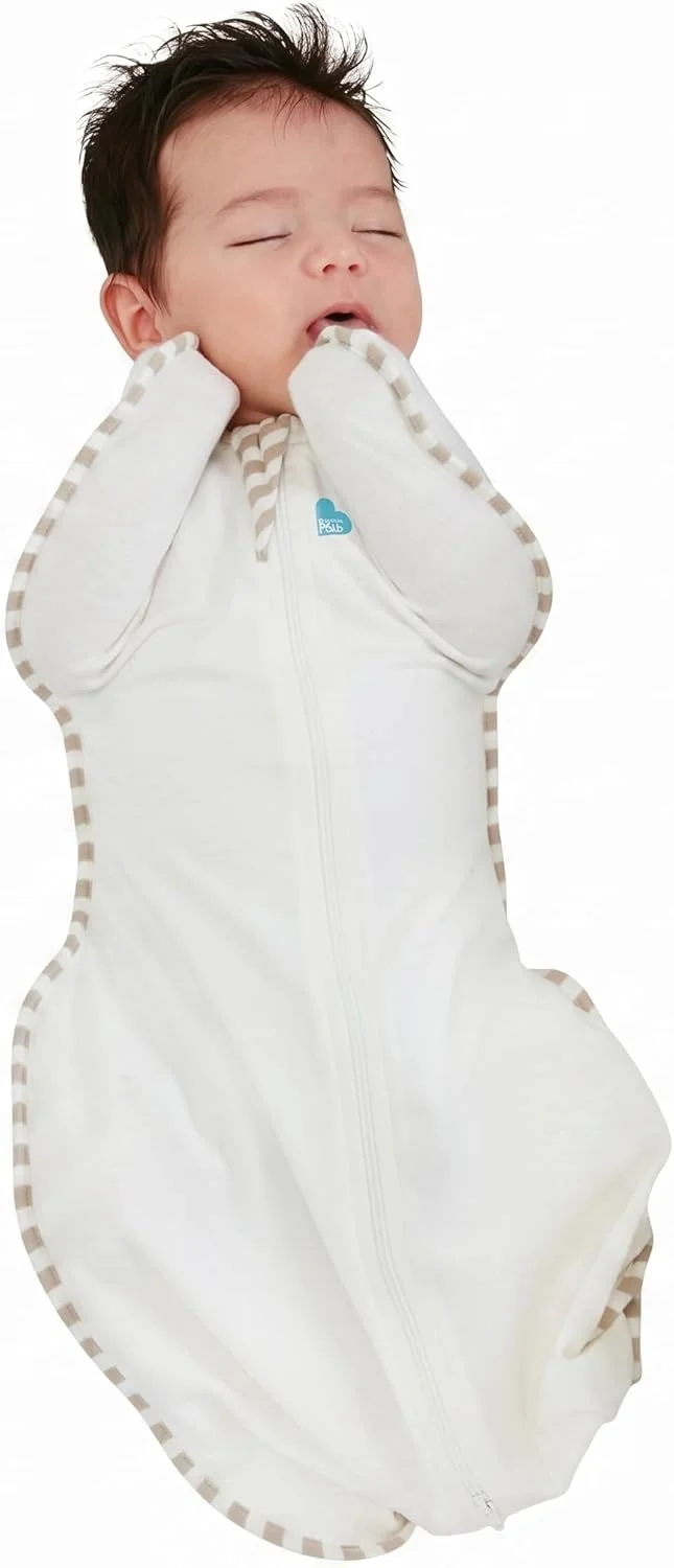 Manta envolvente Love to Dream Swaddle Up talla pequeña 5-8.5 lbs crema