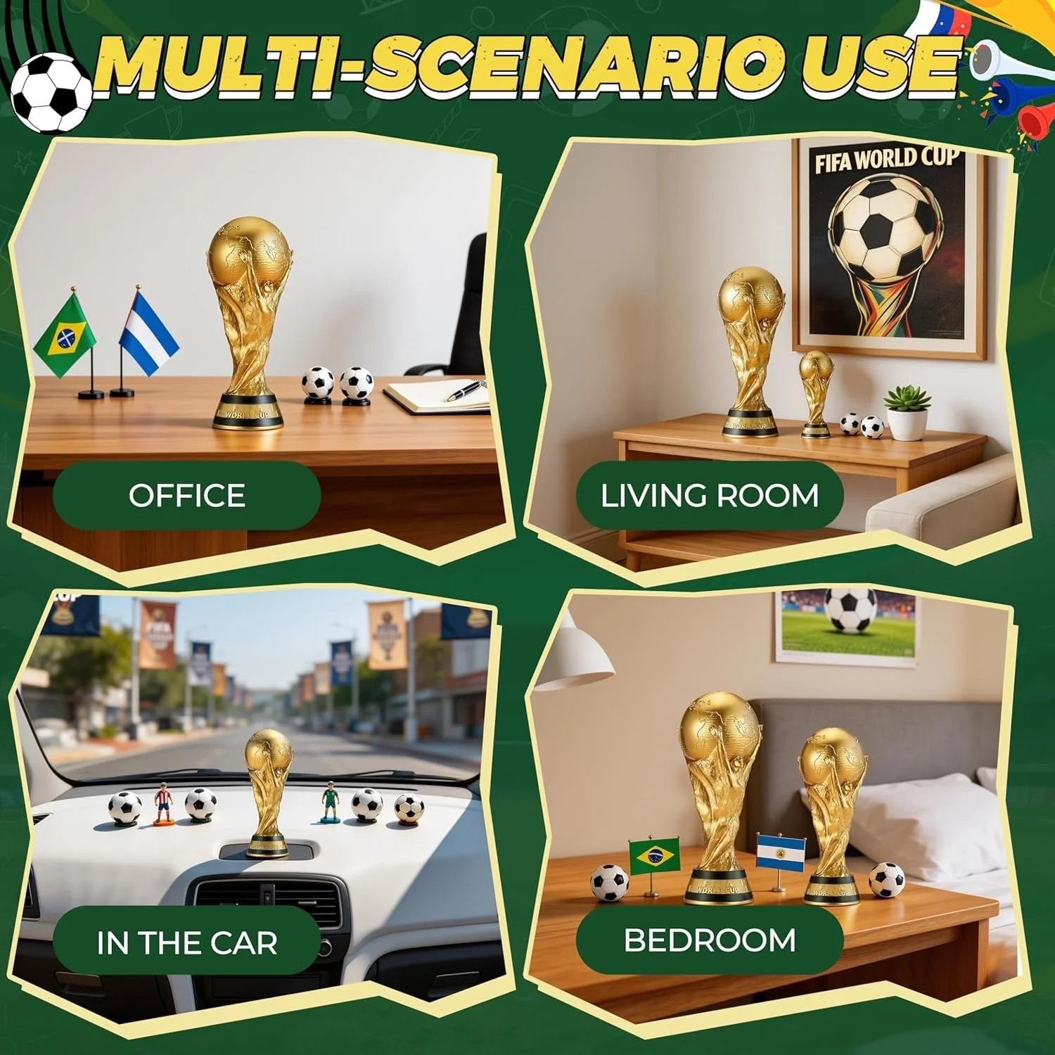 Replica of the 2026 World Cup trophy