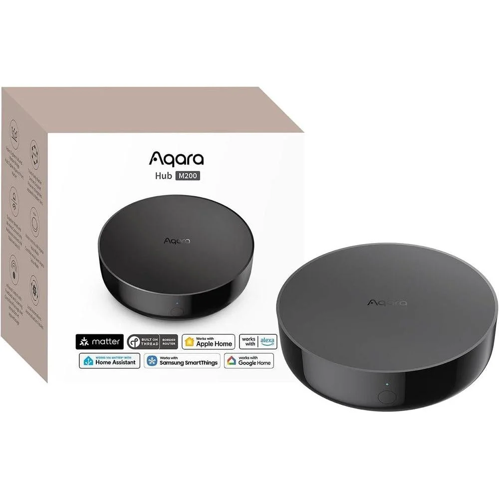 Aqara Smart Hub M200, Matter Controller, Featuring Aqara Zigbee, Wi-Fi, IR