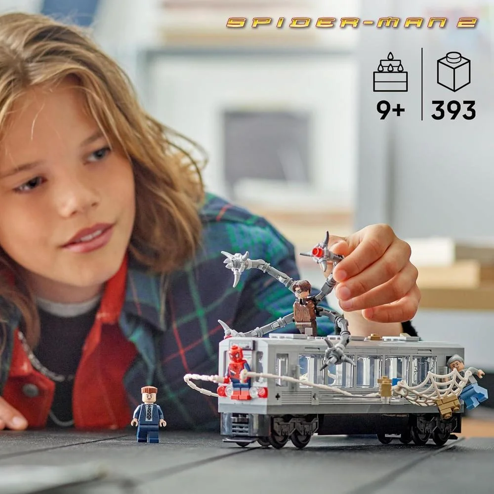 LEGO Marvel Spider-Man vs Doc Ock, set de construcción con figuras de acción para niños y niñas fanáticos de Marvel