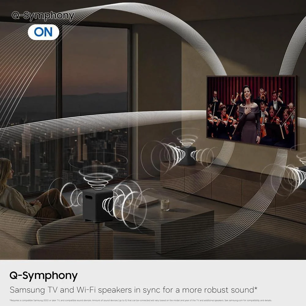 Samsung Music Studio 7 Altavoz Inteligente con Dolby Atmos, Q-Symphony, WiFi y Bluetooth, Modelo 2026