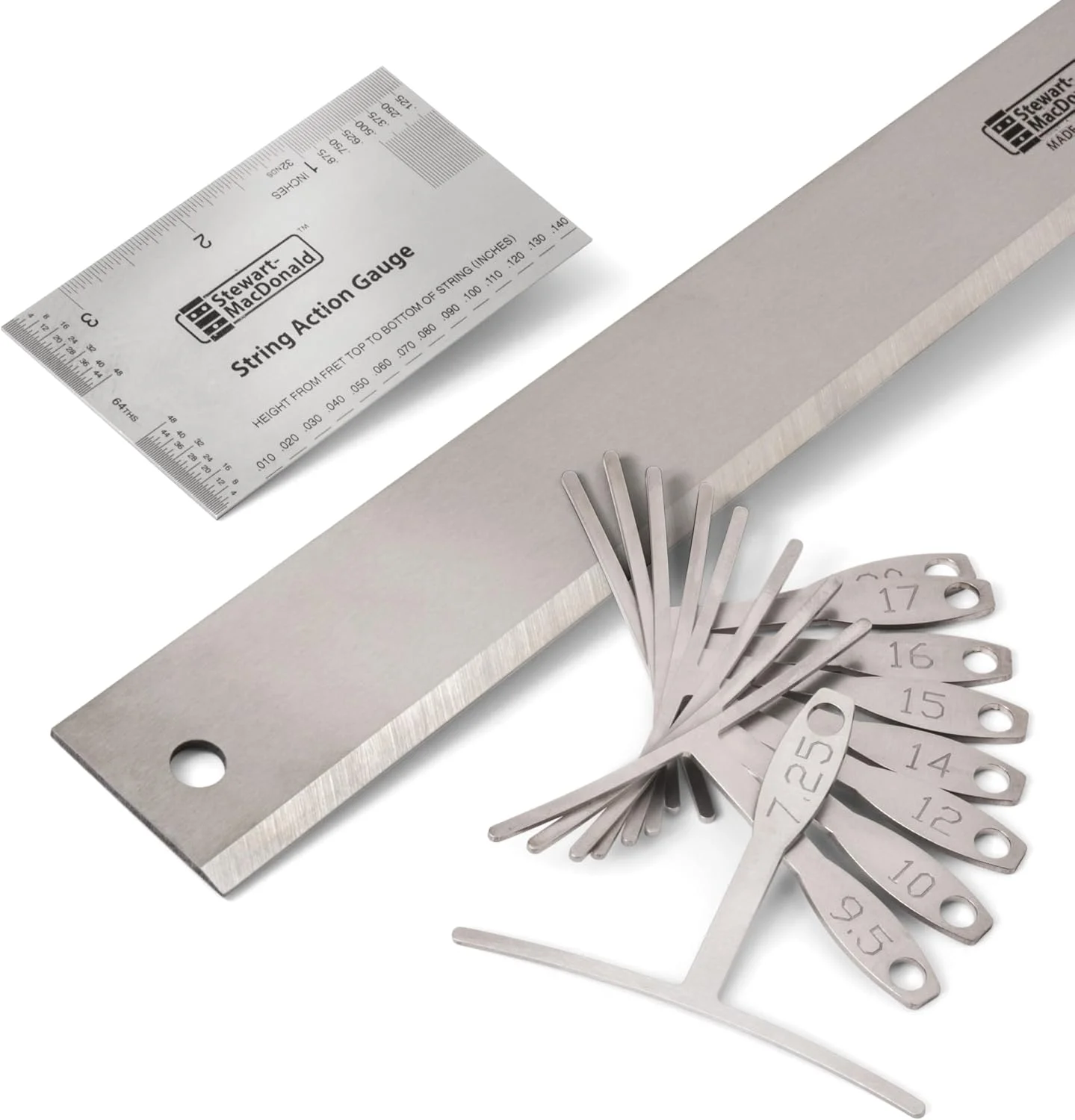 Kit de Configuración Básica para Guitarra StewMac 3 Piezas Sistema Imperial