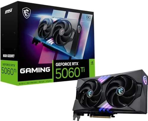 Tarjeta de Video MSI Gaming RTX 5060 Ti 8GB GDDR7