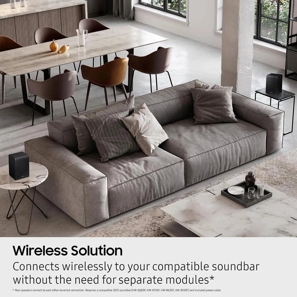 Samsung 9250S Kit de altavoces traseros inalámbricos para sonido envolvente con barra de sonido Samsung