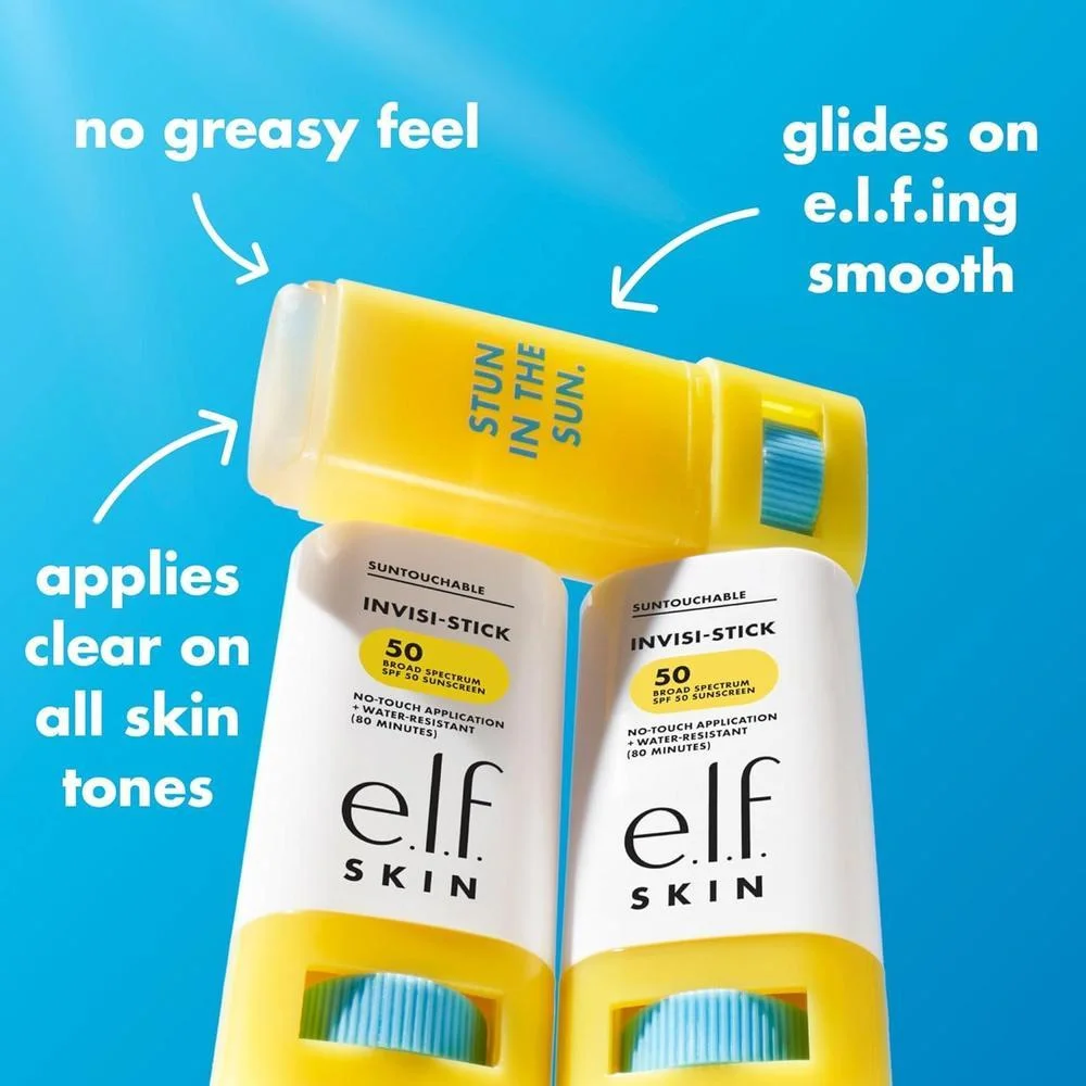 e.l.f. Invisi-Stick SPF 50 Protector Solar Transparente