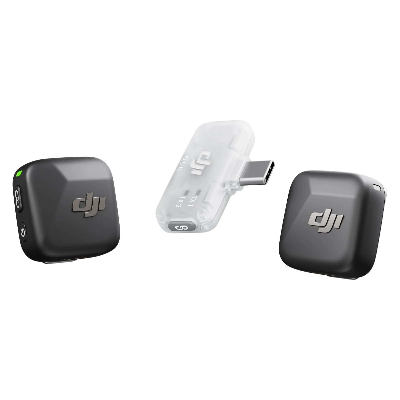Micrófono inalámbrico DJI Mic Mini 2 transmisores + 1 receptor móvil con cancelación de ruido
