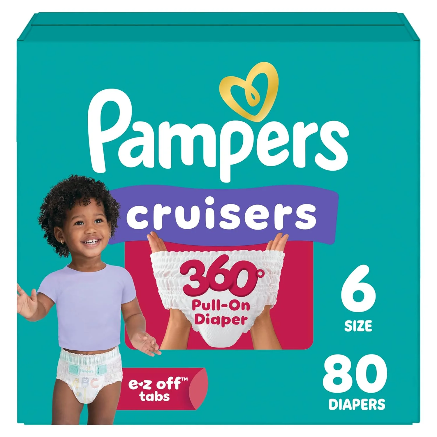 Pampers Cruisers 360 Pañales Tipo Calzoncito para Bebé Tallas 3 a 8