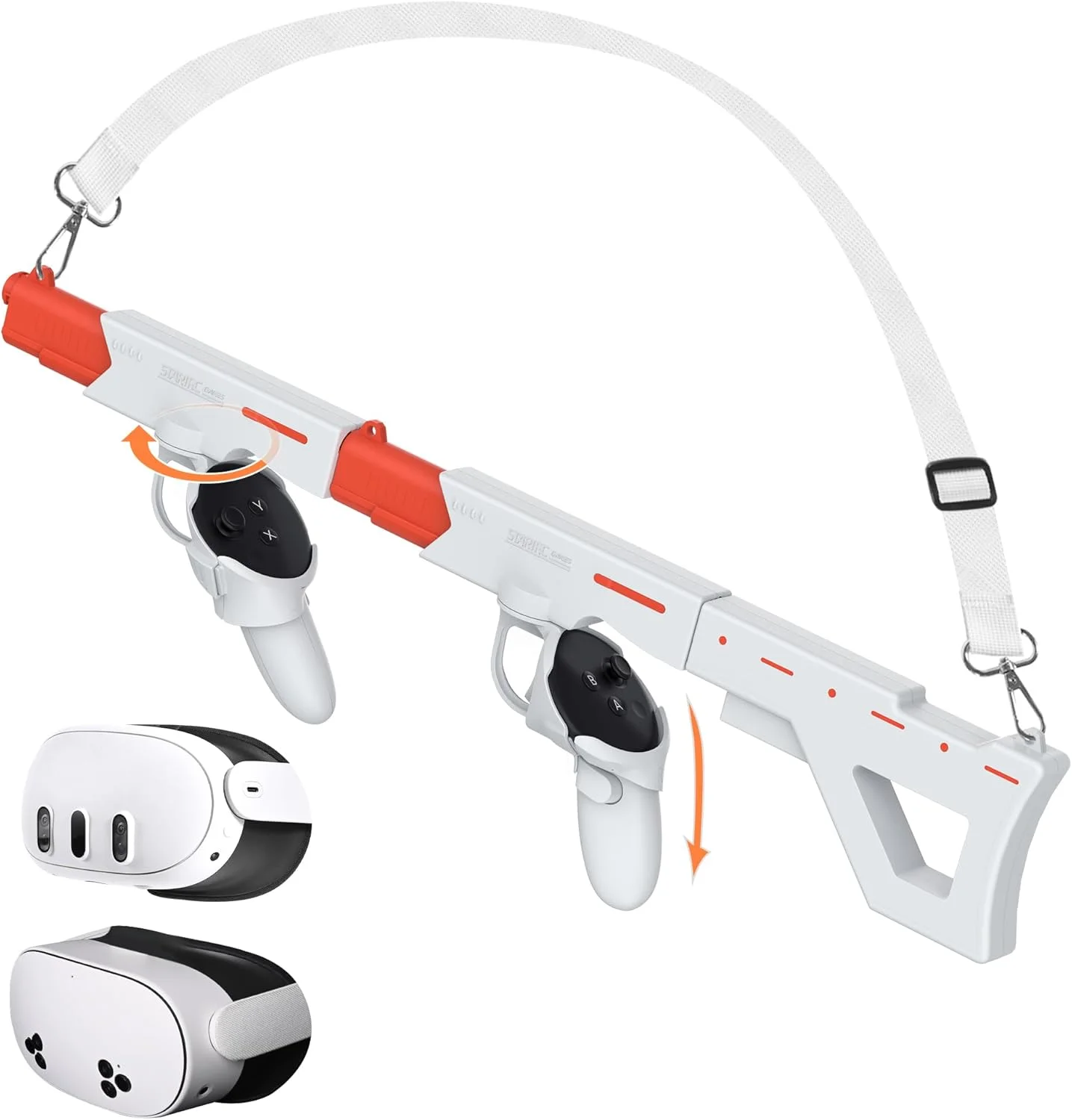 Soporte de rifle VR AIJUNCT para Meta Quest 3 y Quest 3S