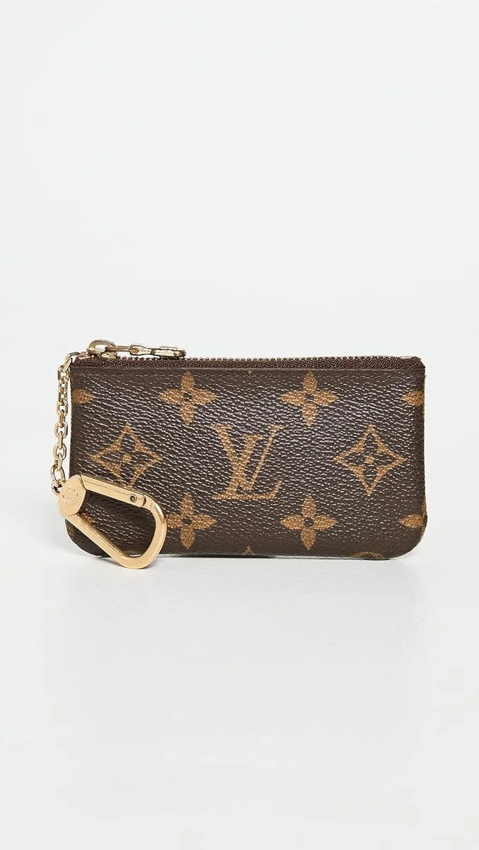Original Louis Vuitton Women's Pre-Loved Pochette Cles, Monogram, Brown, One Size