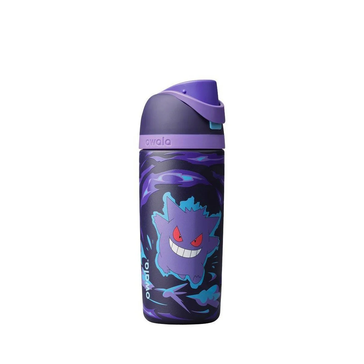 Owala Pokemon Gengar FreeSip Botella de Acero 16 oz