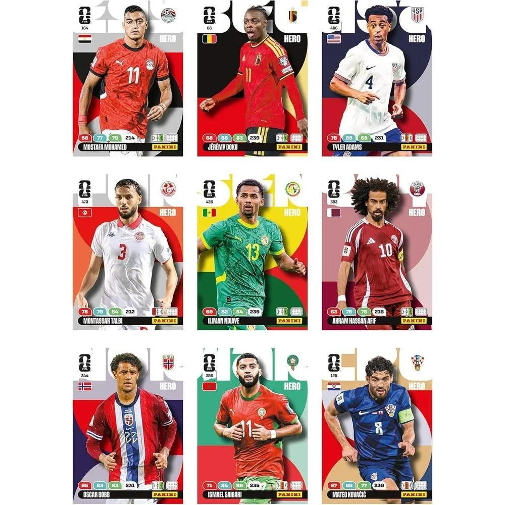 Juego de cartas coleccionables de la Copa Mundial de la FIFA 2026 Blister Premium Gold con tarjetas edición limitada