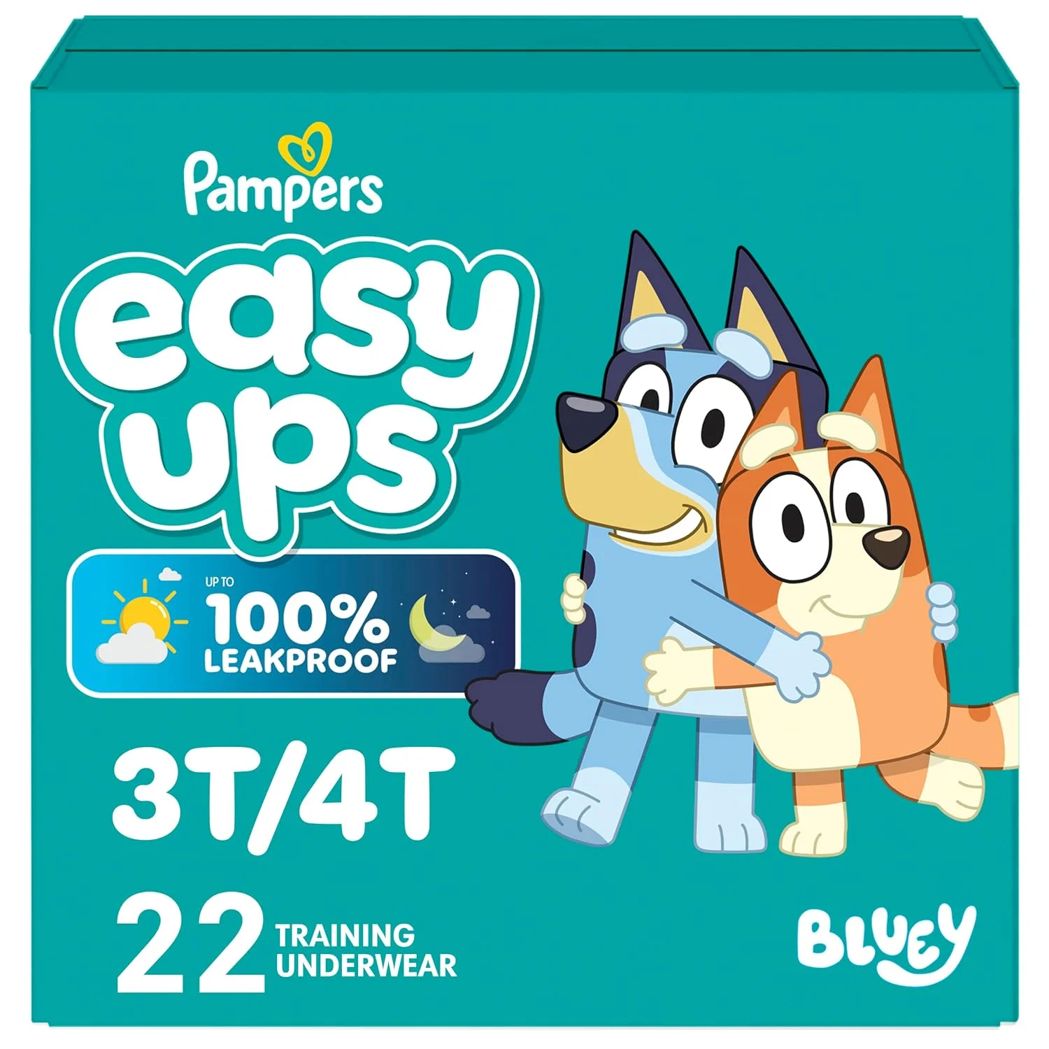 Pampers Easy Ups Bluey Calzoncitos de Entrenamiento Tallas 4 a 8