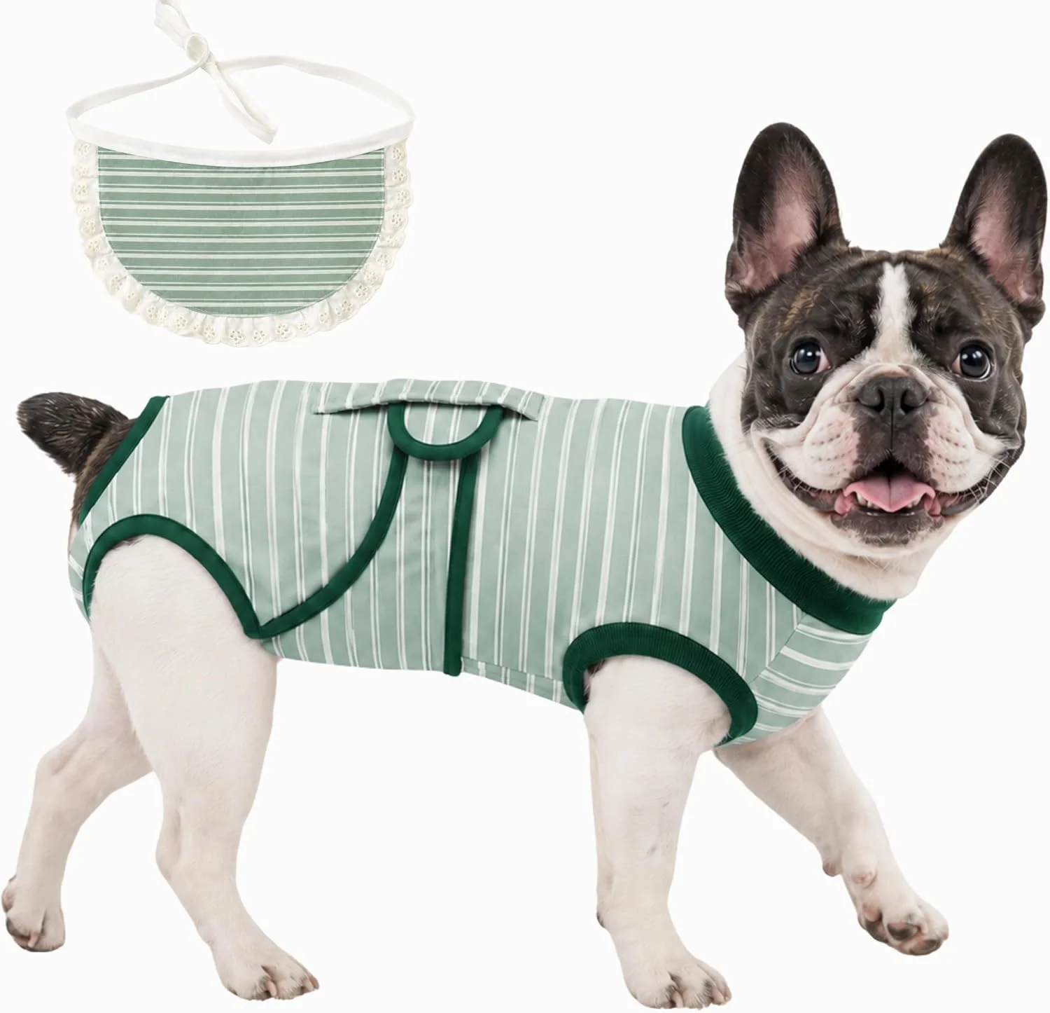 Traje de recuperación quirúrgica para perros Yibooaura talla S