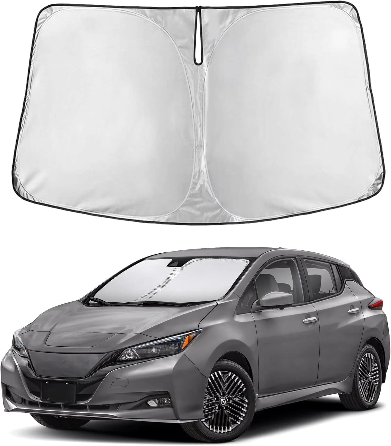 Parasol para parabrisas EcoNour compatible con Nissan Leaf 2018-2025