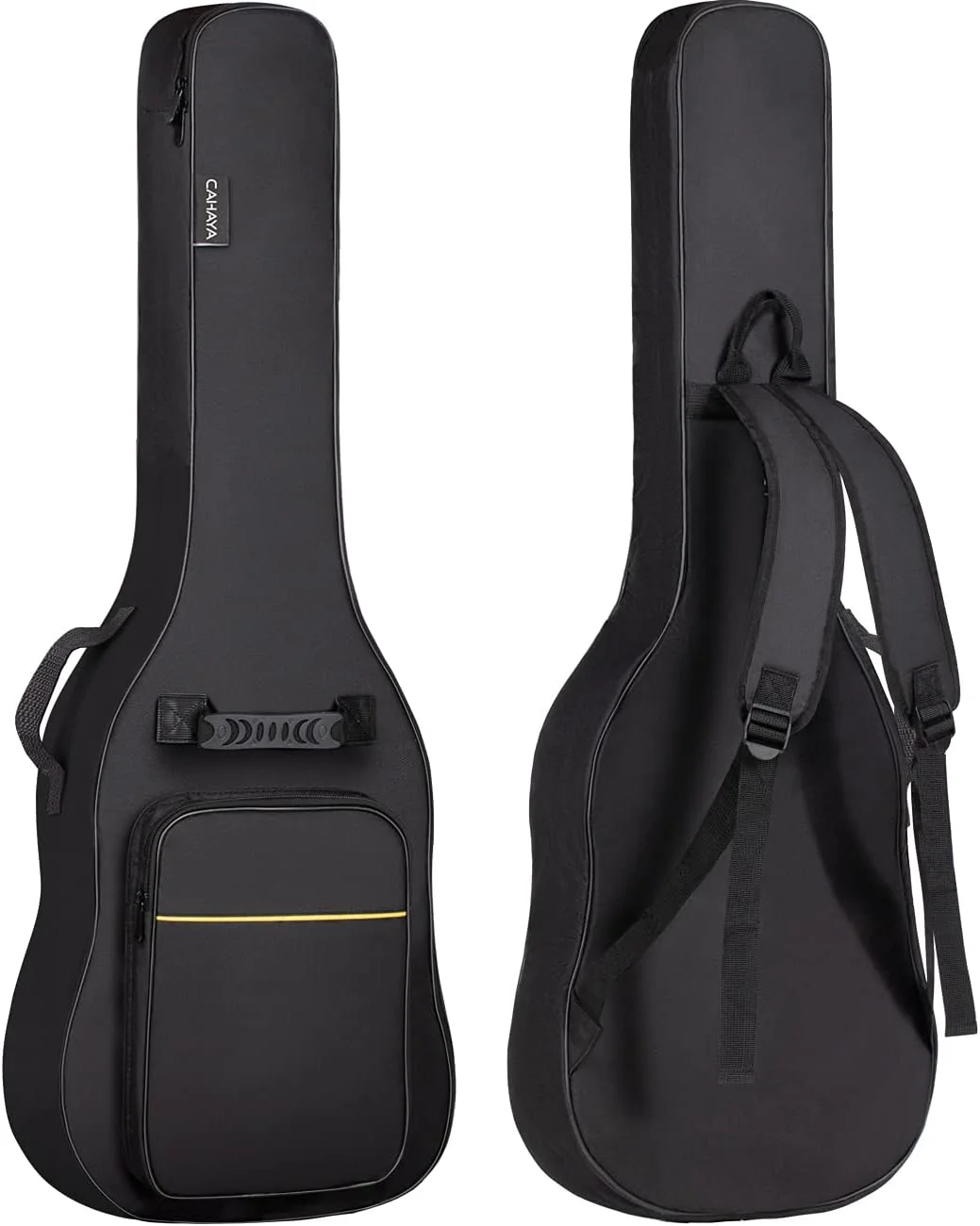 CAHAYA Electric Guitar Case 0.35in Padded Soft Gig Bag Backpack Waterproof