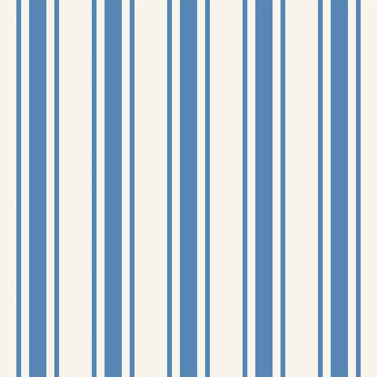 Papel mural autoadhesivo rayas azul y blanco 17.7 x 354 pulgadas
