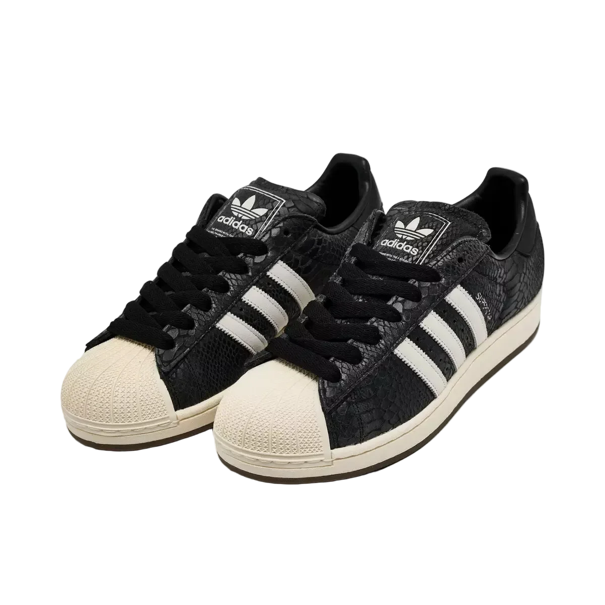 Adidas Originals Superstar II SE Croc Casual Shoes Men's Core Black