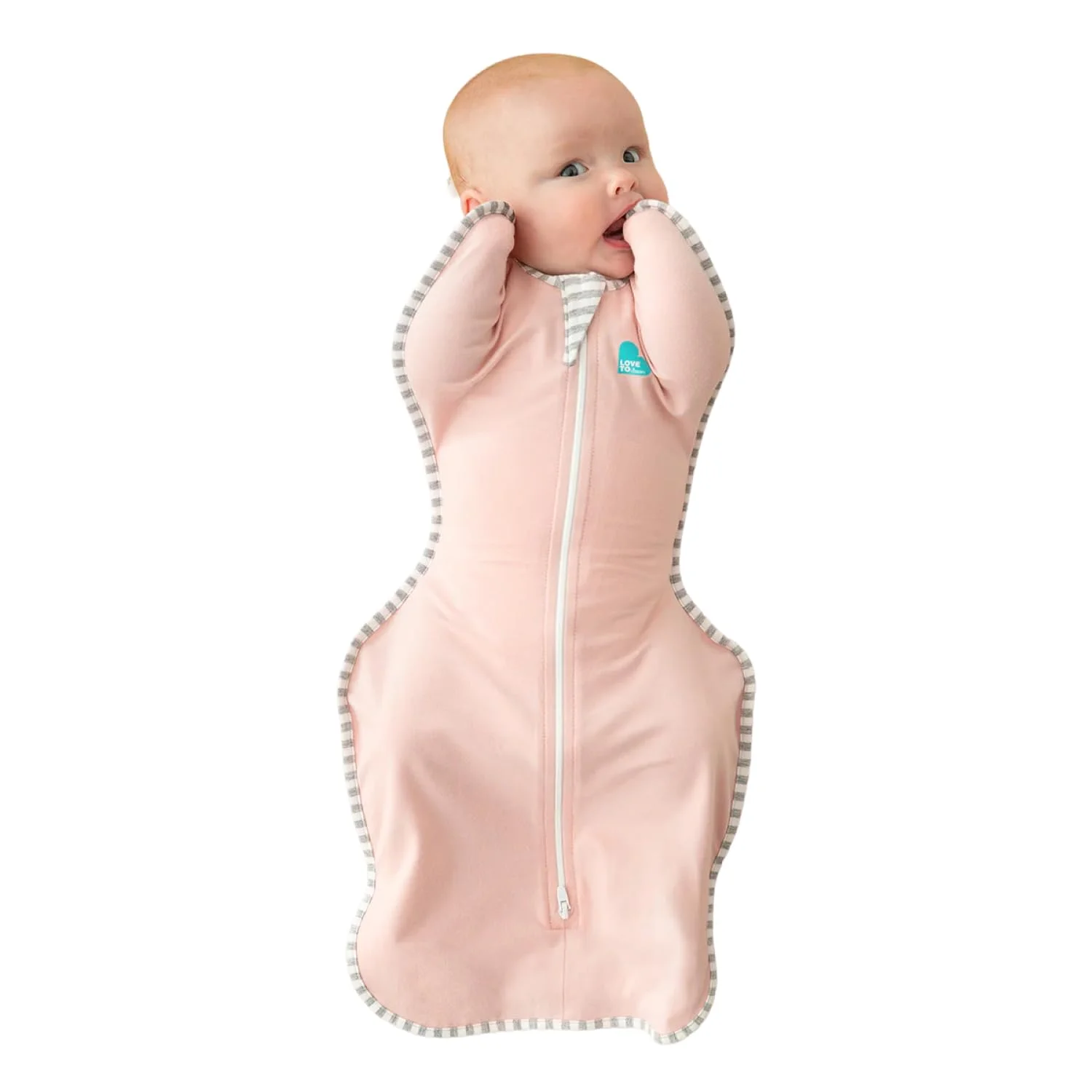 Saco de dormir Swaddle UP Love to Dream talla M 13-19 lbs rosa polvoriento