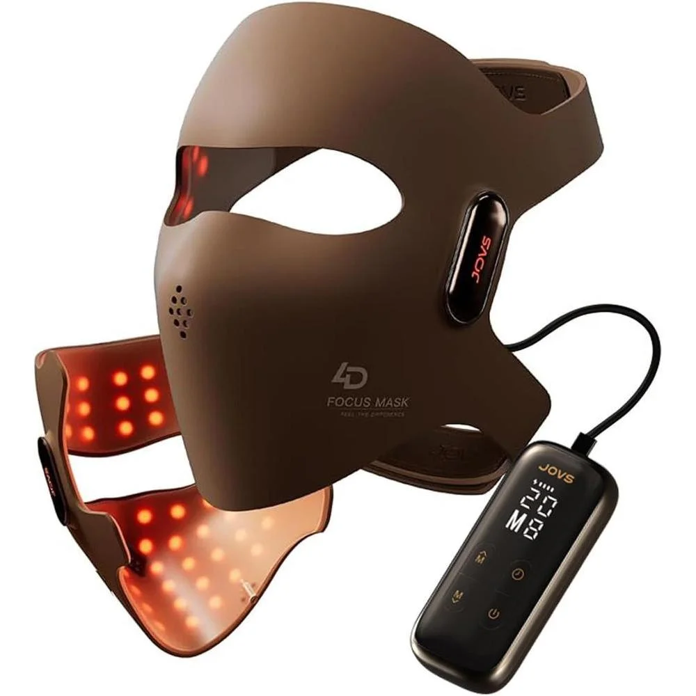 Máscara de Terapia de Luz Roja JOVS 4D con Tecnología FPT para Antienvejecimiento y Reducción de Arrugas