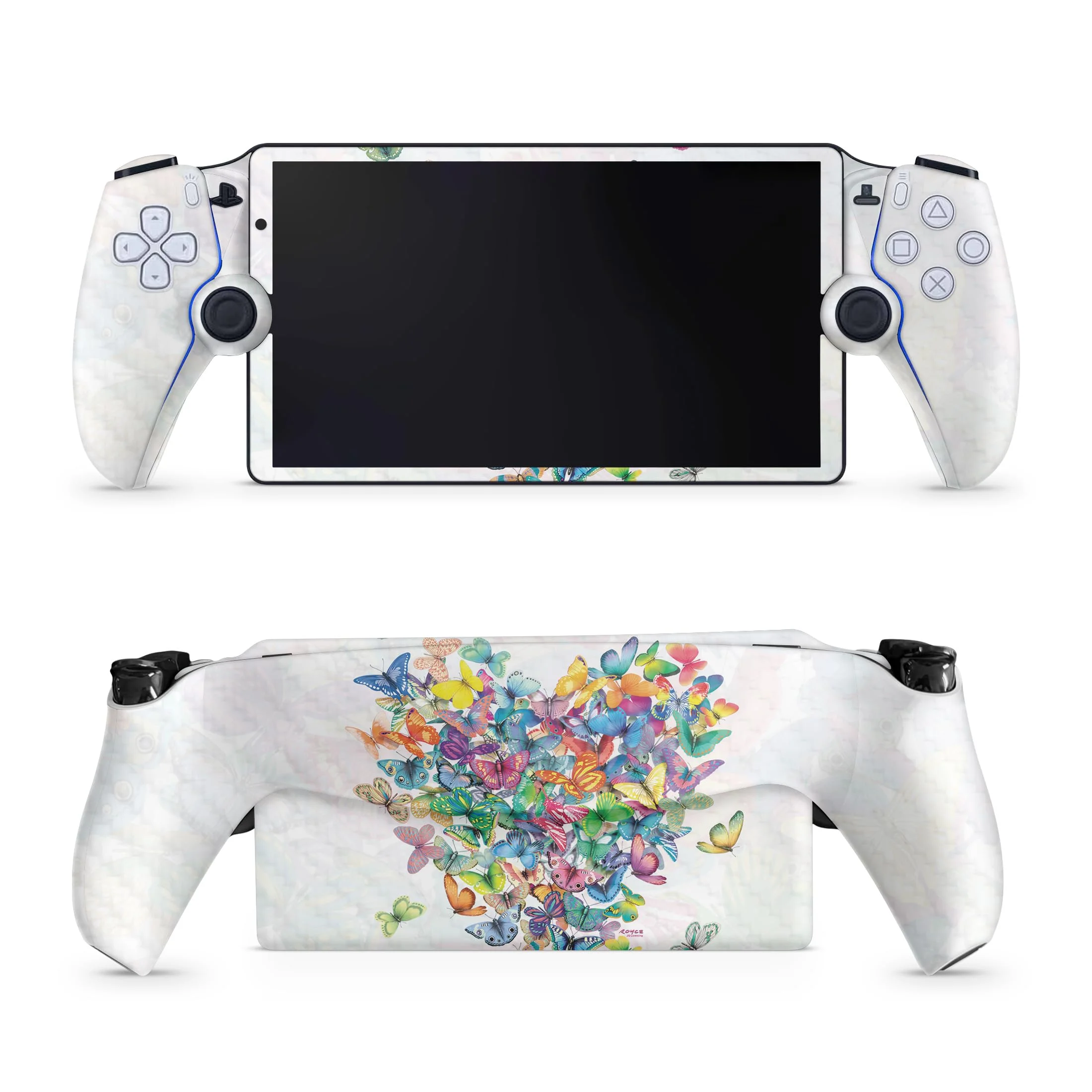 Skin de vinilo Carbon Fiber para PS5 Portal Remote Player Wildheart