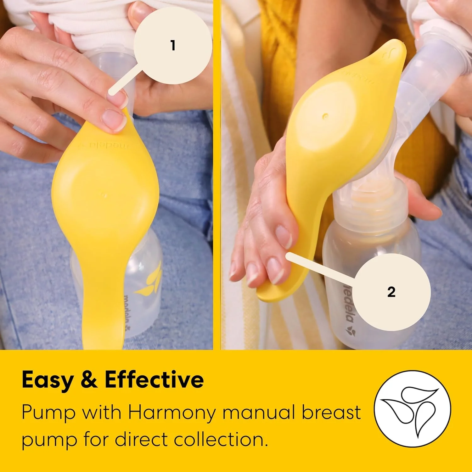 Medela Harmony Extractor de Leche Manual con Kit de Calostro 4 en 1