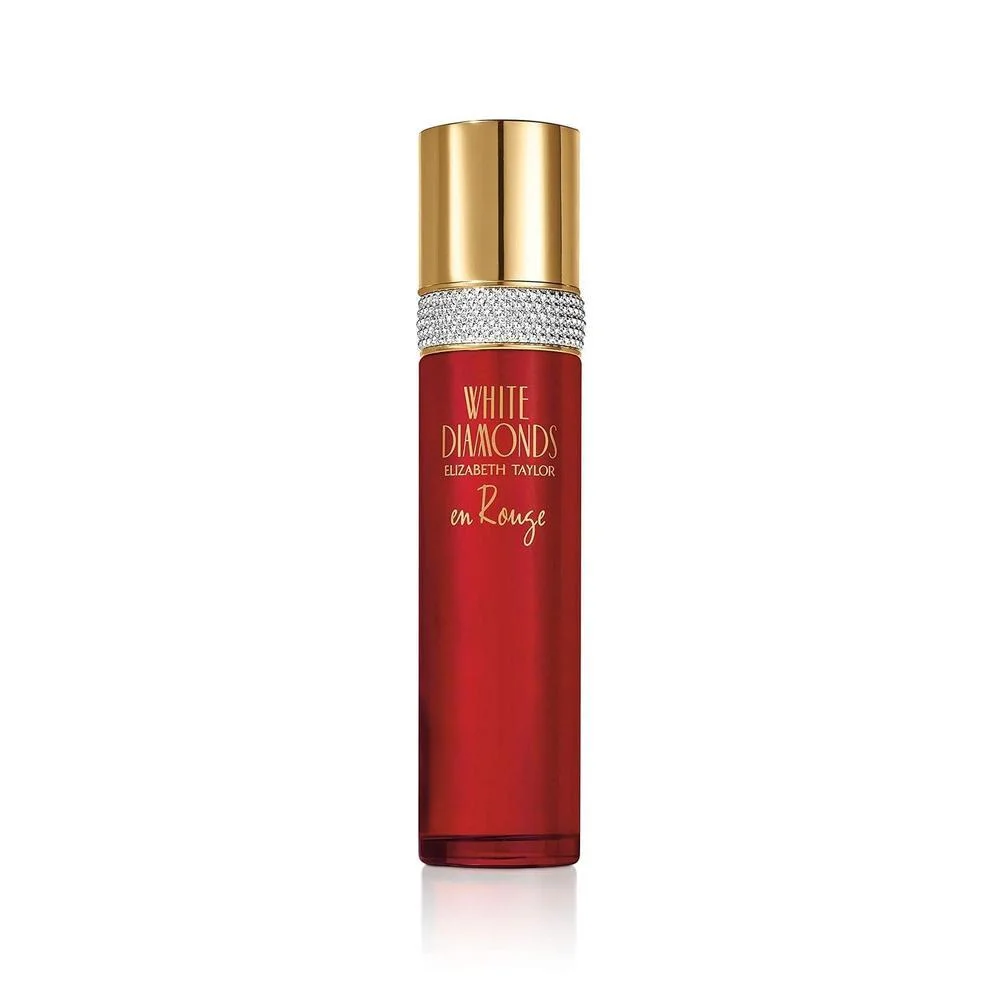 Elizabeth Taylor Perfume para mujer, White Diamonds En Rouge, Eau De Toilette EDT Spray