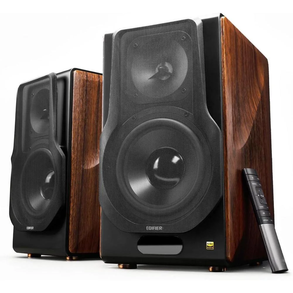 Edifier S3000MKII Altavoces audiófilos de alta resolución, 256 W RMS, aptX HD Bluetooth, inalámbrico, agudos planares