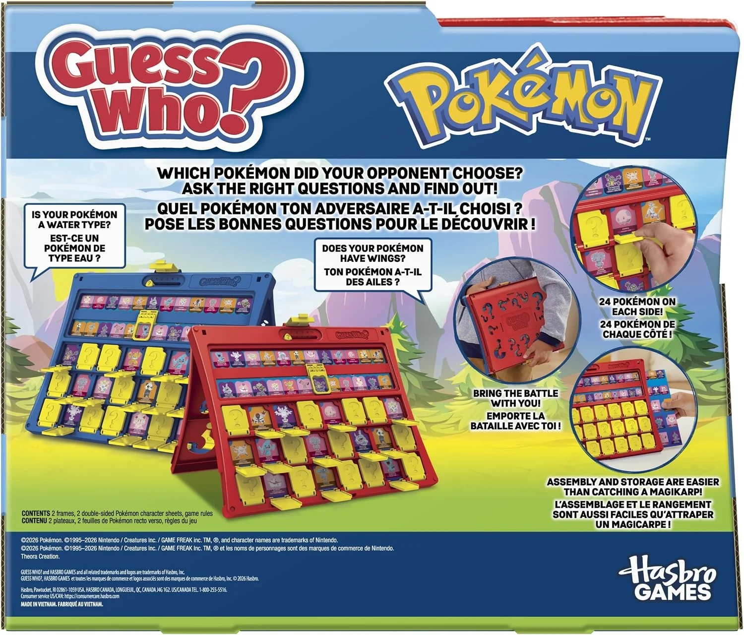 Guess Who? Pokémon Edition Game