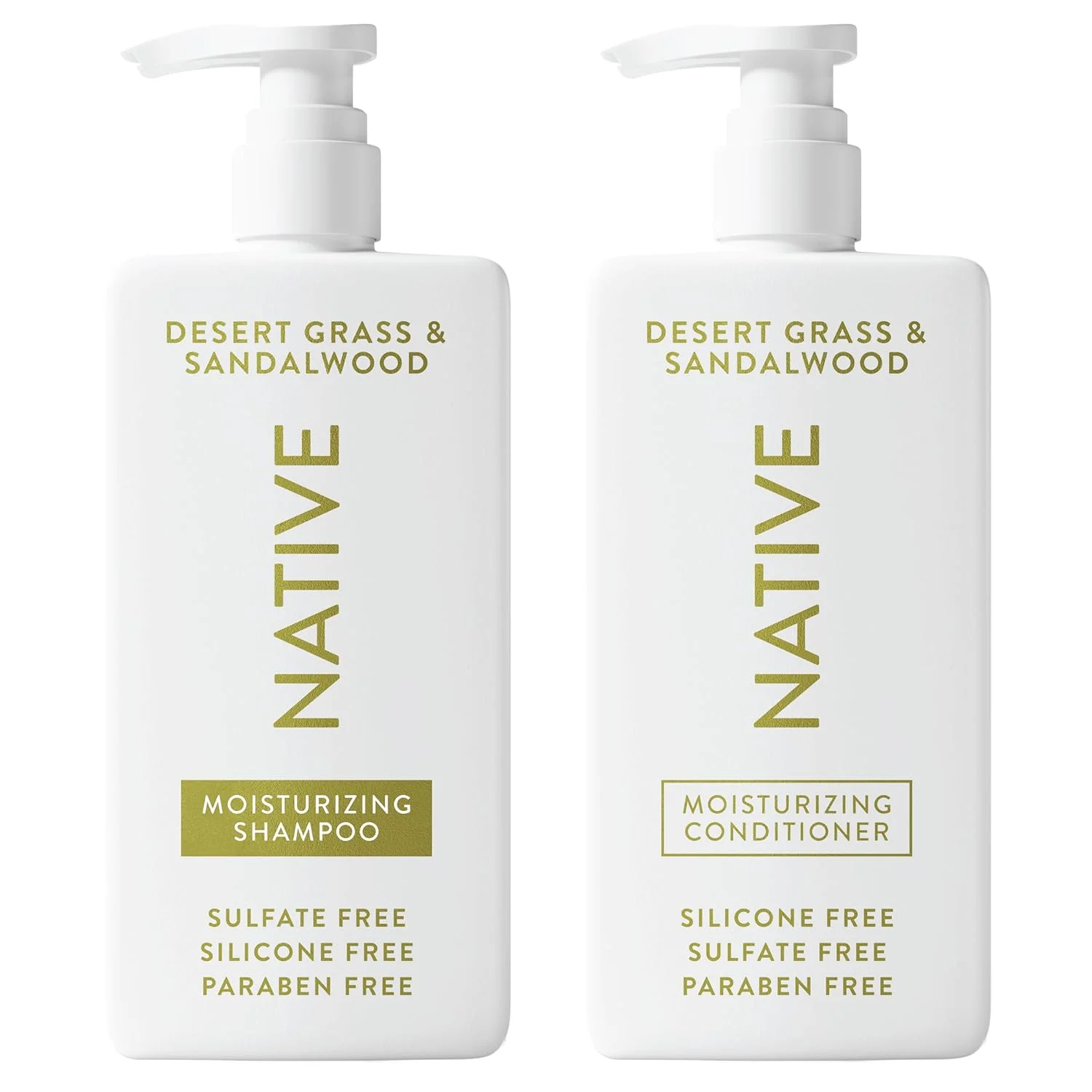 Acondicionador Native Desert Grass & Sandalwood Hidratante 16.5 fl oz Pack x2