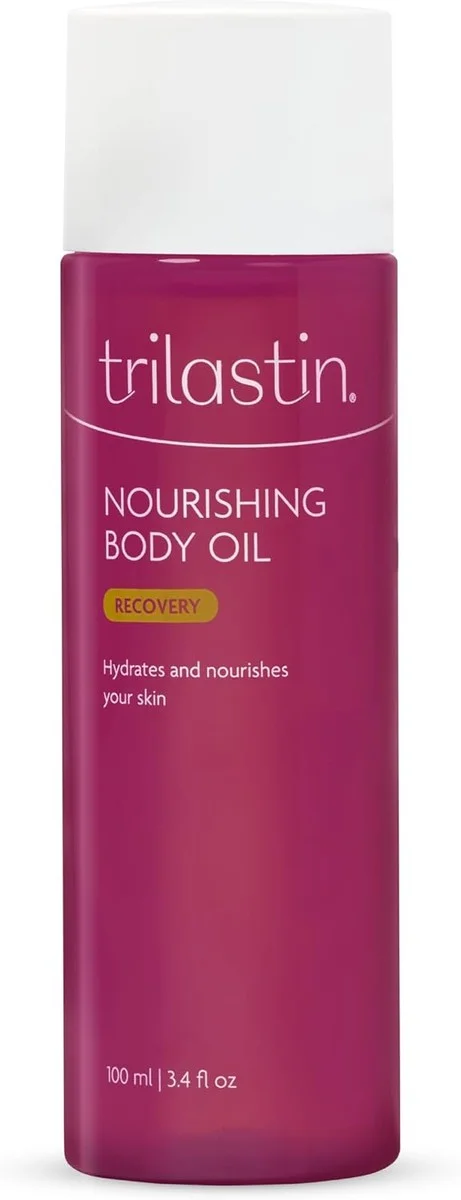 TriLASTIN Maternity Stretch Mark Prevention Cream (4oz) Bundle with Nourishing Body Oil (3.4oz)