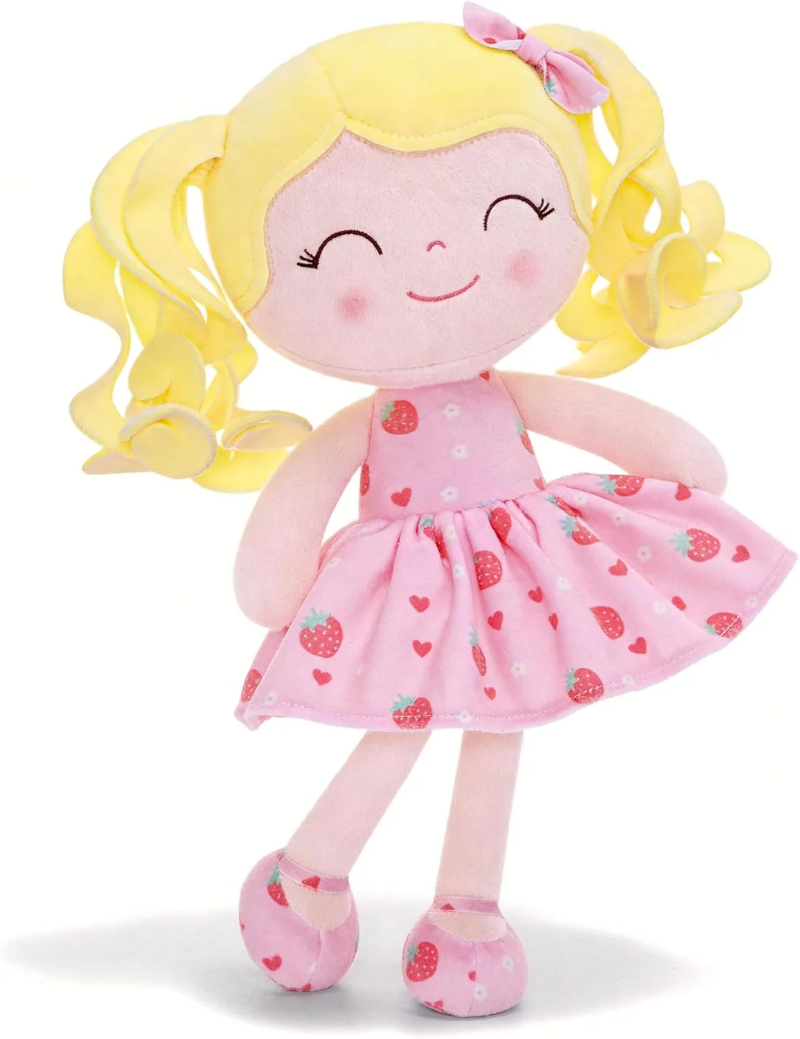 Muñeca Gloveleya Baby Dolls Soft Snuggly Serie Frutas Vestido Fresa 30 cm