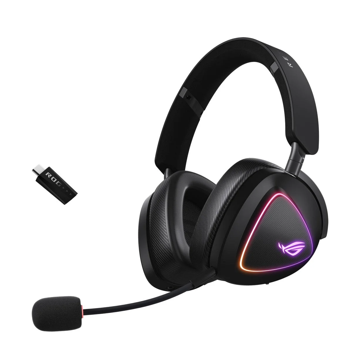Audífono Gamer ASUS ROG Delta II Wireless Over-Ear Negro