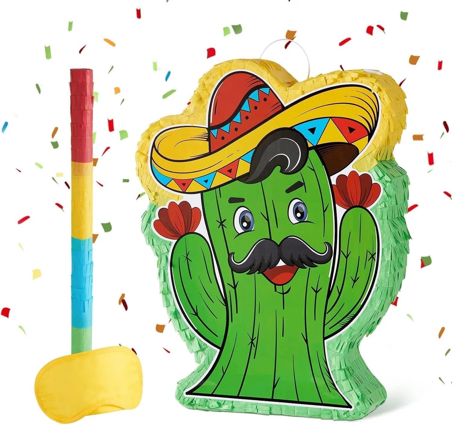 Piñata Cactus Mexicana Wernnsai para Fiesta Temática