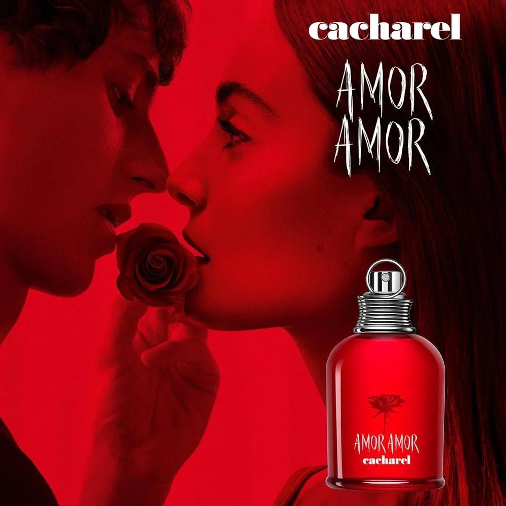 Cacharel Amor Amor Eau de Toilette para Mujeres, Fragancia Floral y Afrutada con Jazmín y Vainilla