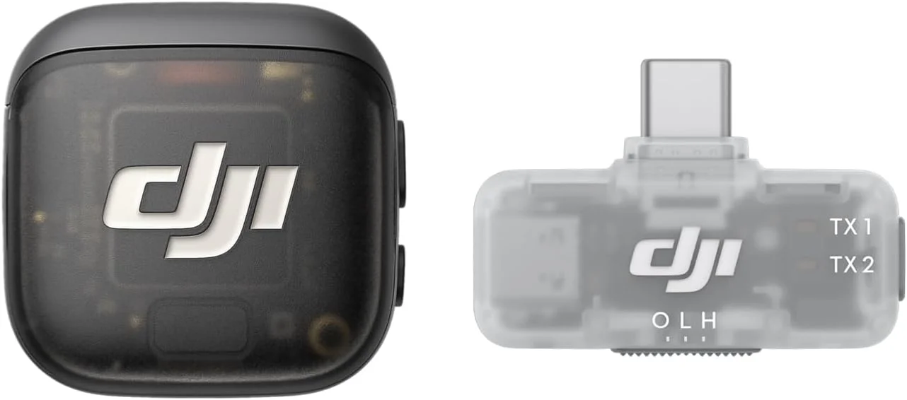 Micrófono inalámbrico DJI Mic 3 con transmisor y receptor móvil
