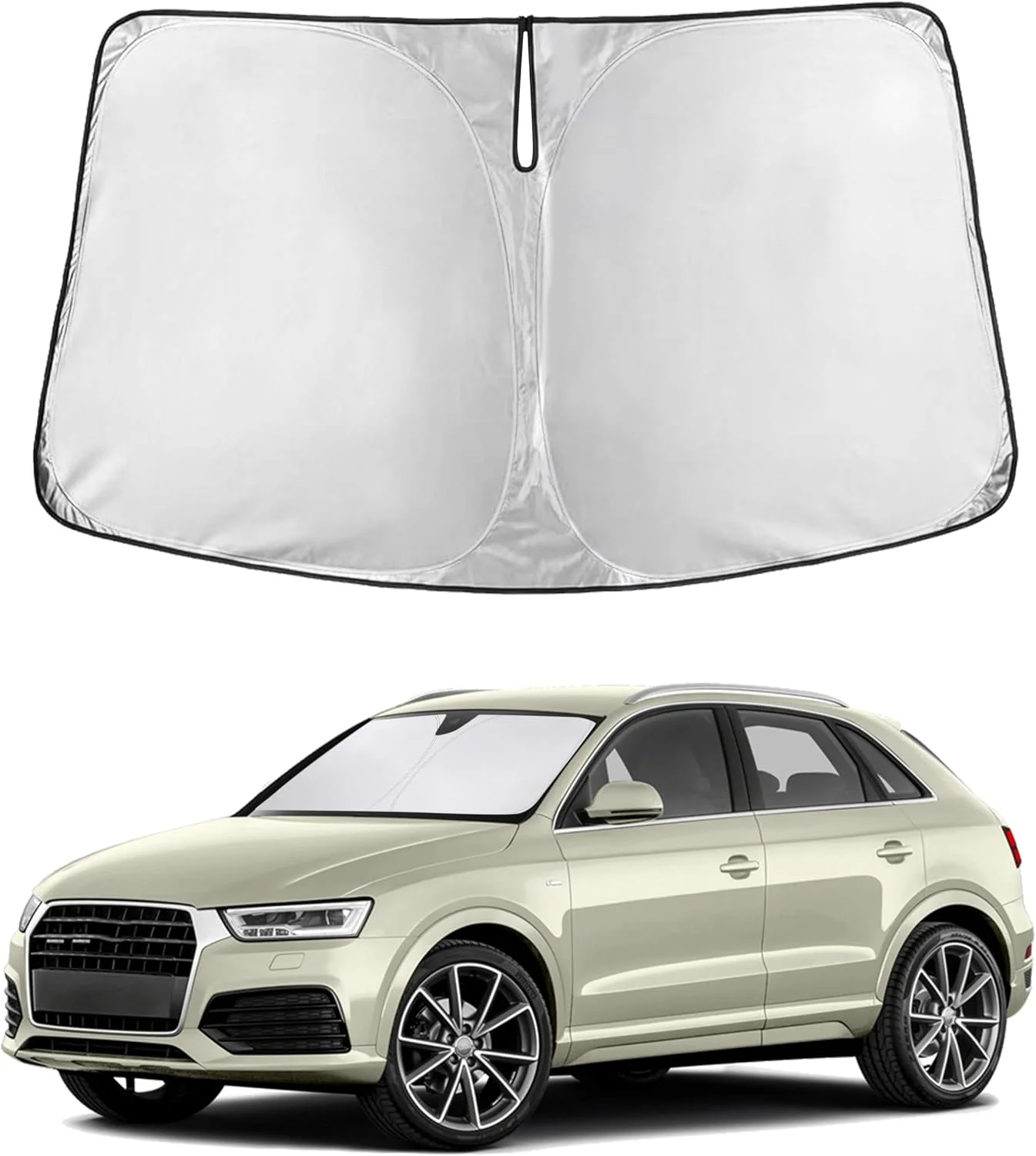 Parasol para parabrisas EcoNour compatible con Audi Q3 2013-2018