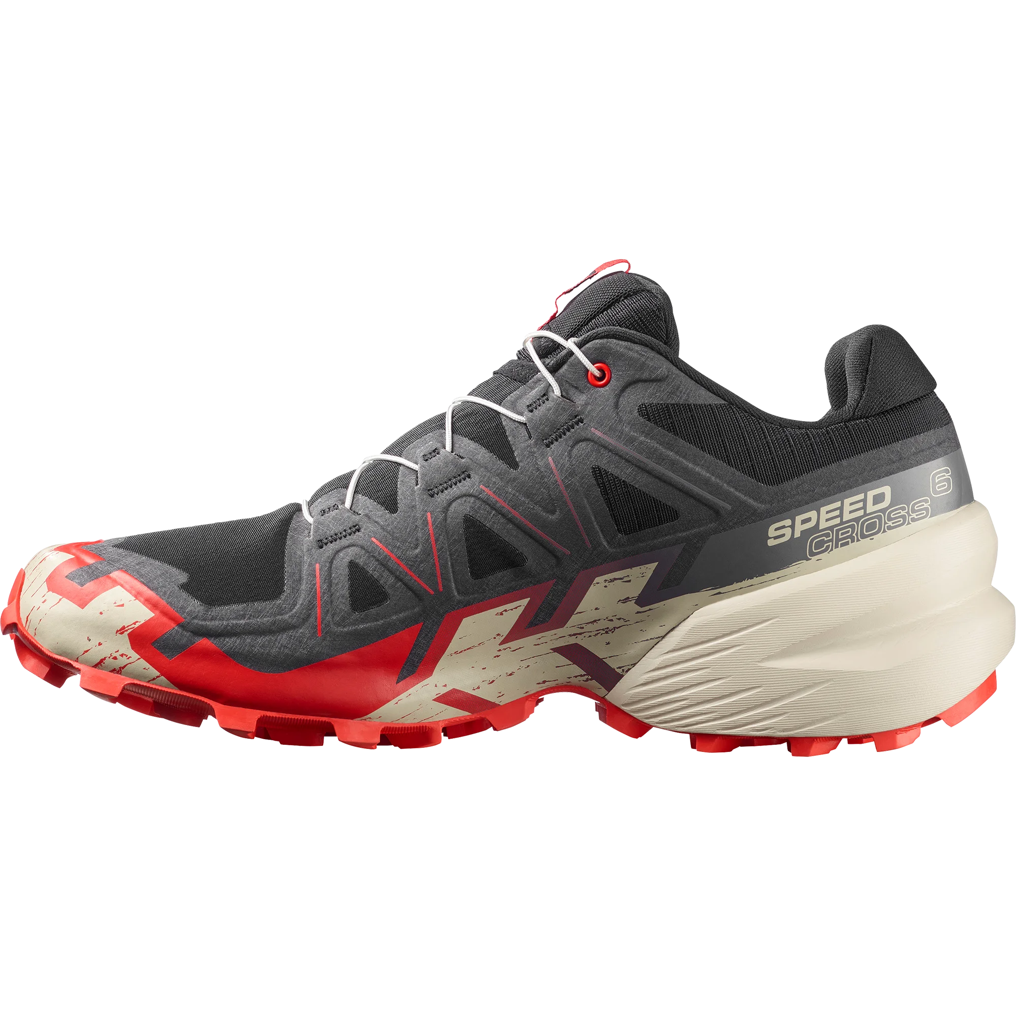 Salomon Speedcross 6 Black Fiery Red