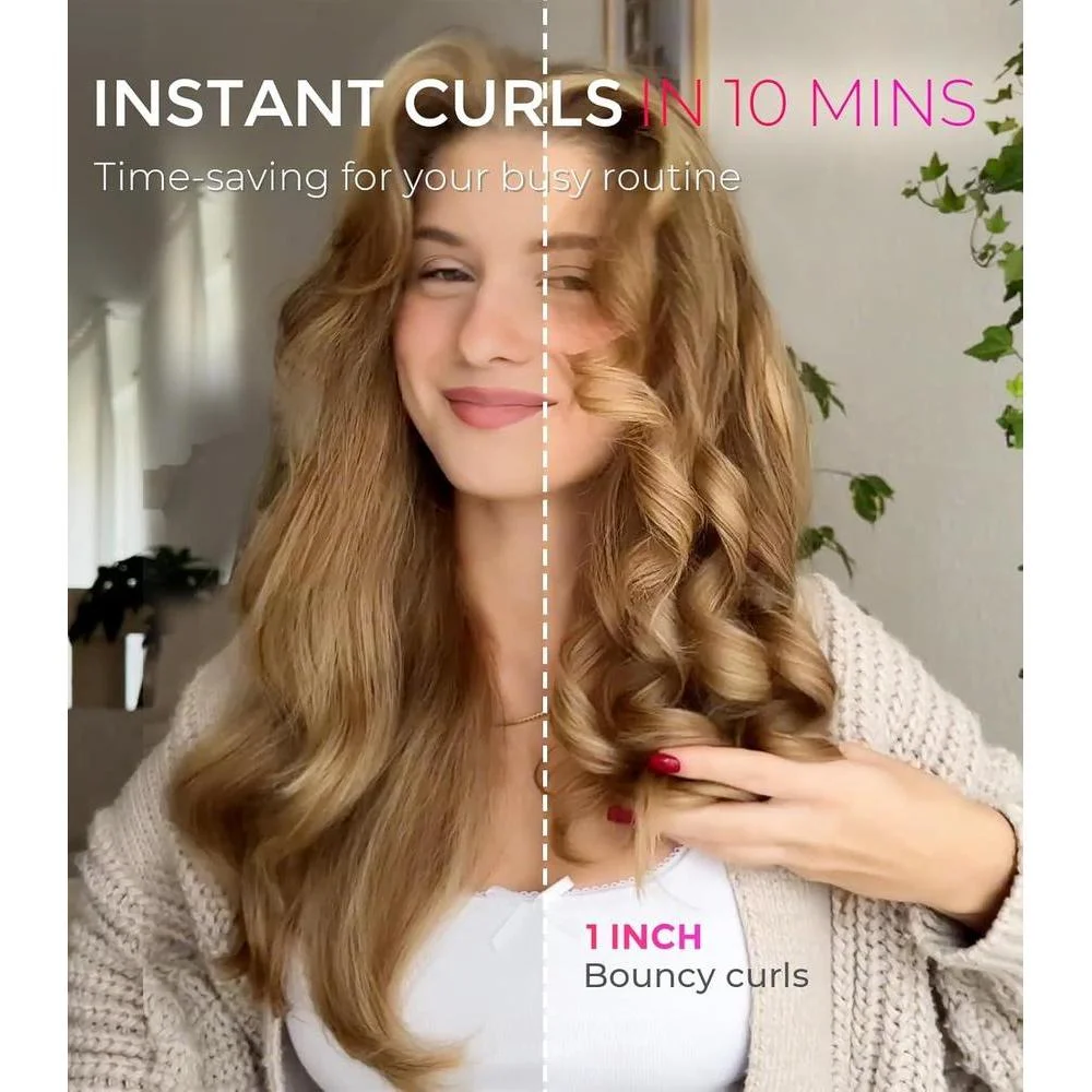 Rizador Automático TYMO CURLPRO con Tecnología Iónica y Cerámica para Rizos Duraderos y Brillo