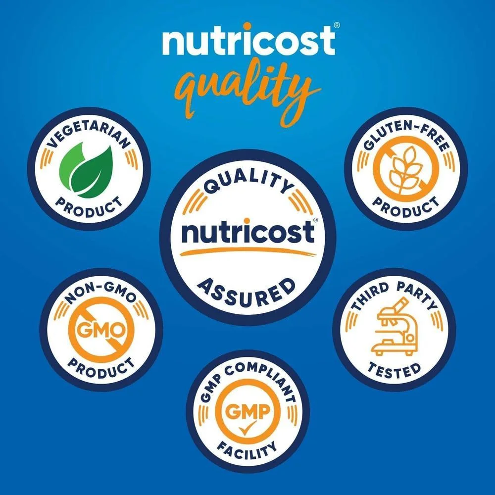 Nutricost Cápsulas de Dihidroberberina, el Metabolito Más Biodisponible de Berberina, Mejor Absorción y Calidad Garantizada