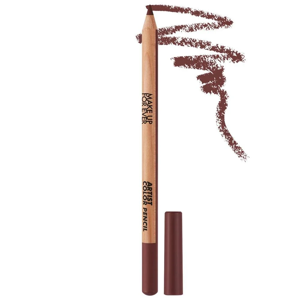 Artist Color Pencil Lápiz Delineador de Labios de Larga Duración - 506 Endless Cacao Cool Taupe Brown - 708 Universal Earth Warm Brick Brown