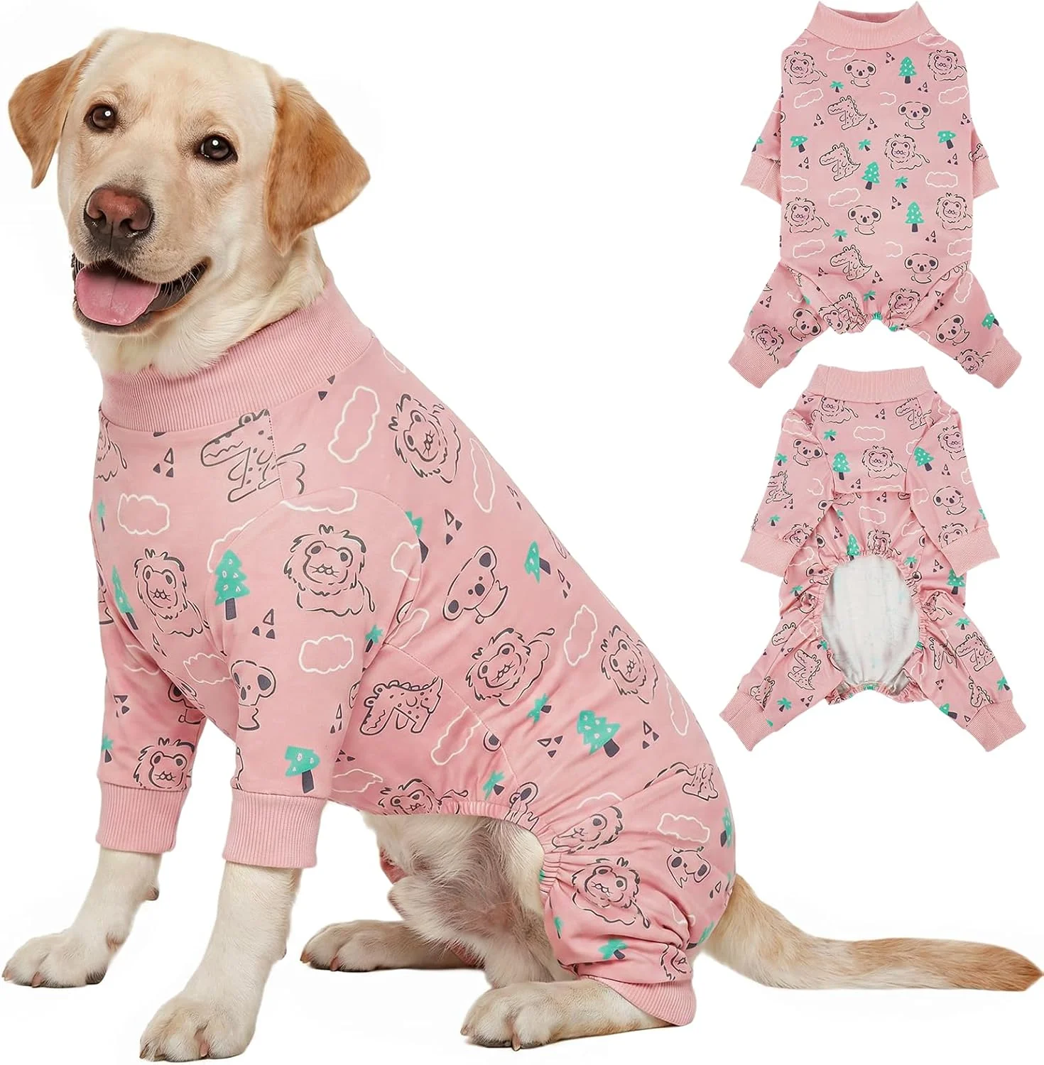 Pijama para perros Kuoser onesie para recuperación quirúrgica