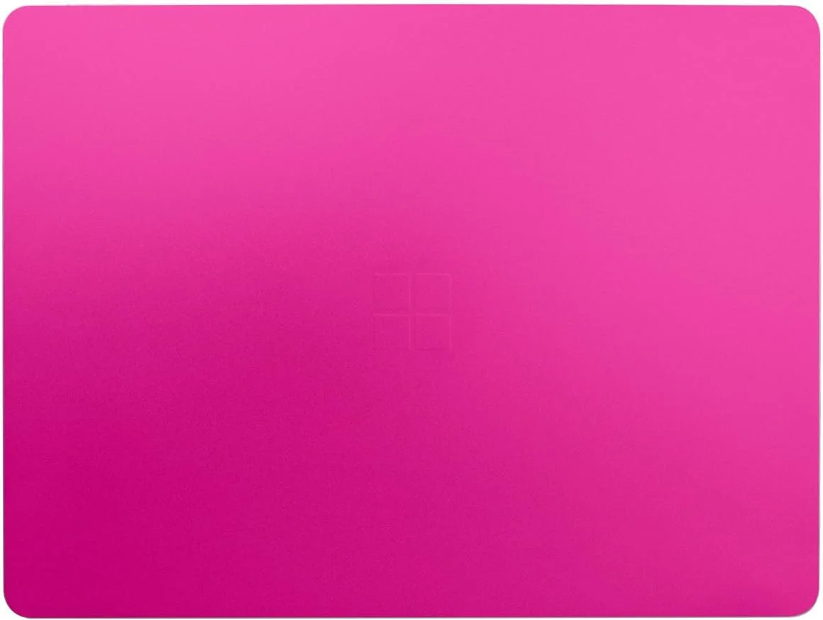 Laptop Skin Compatible with Microsoft Surface Laptop 8 13" (2025) - Solid Hot Pink - Premium 3M Vinyl Protective Wrap Decal Cover - Easy to Apply | Crafted in The USA by MightySkins