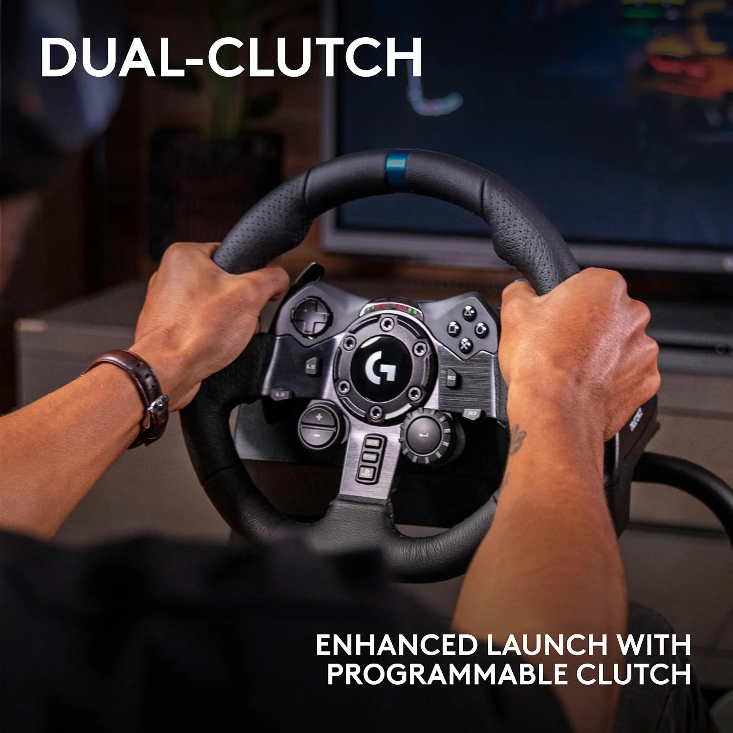 Logitech G923 TrueForce - Volante y pedales (PS5/PS4/PC)
