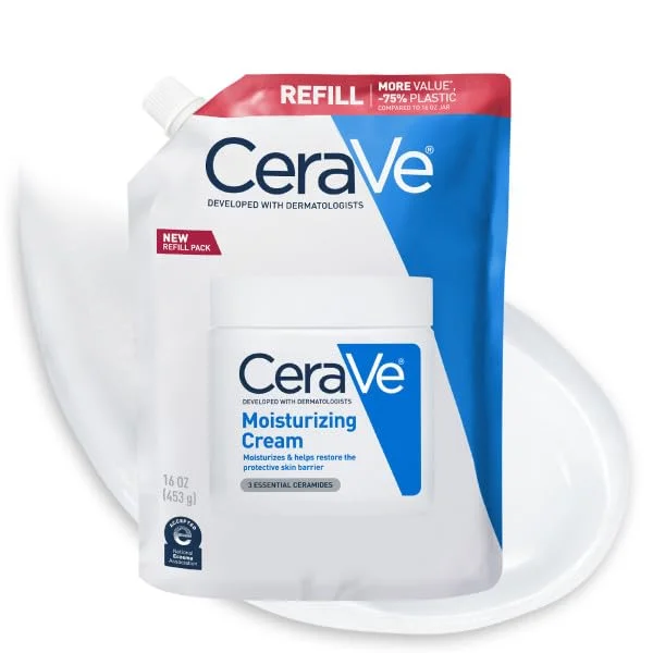 Crema Hidratante CeraVe para Rostro y Cuerpo Piel Seca 16oz Refill
