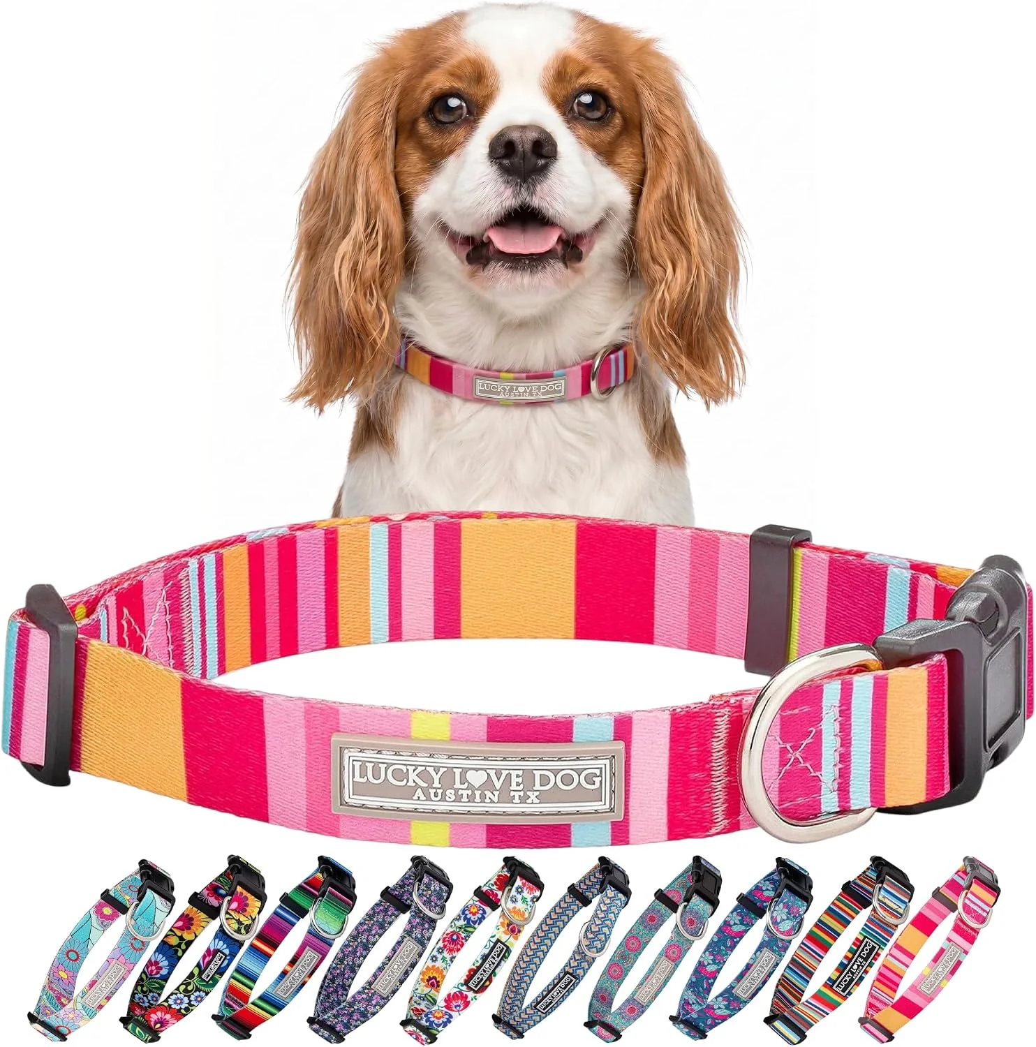 Collar ajustable Lucky Love Dog Molly para perros pequeños