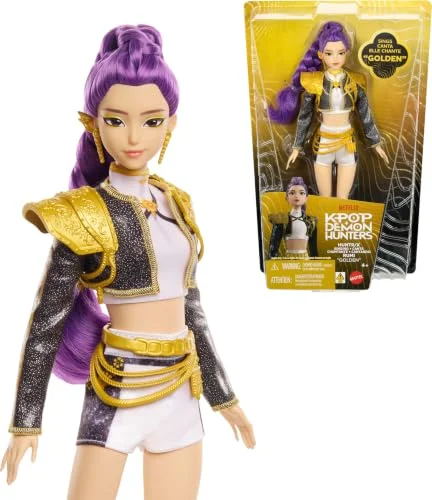Muñeca Mattel Kpop Demon Hunters HUNTR/X Rumi Golden Cantante