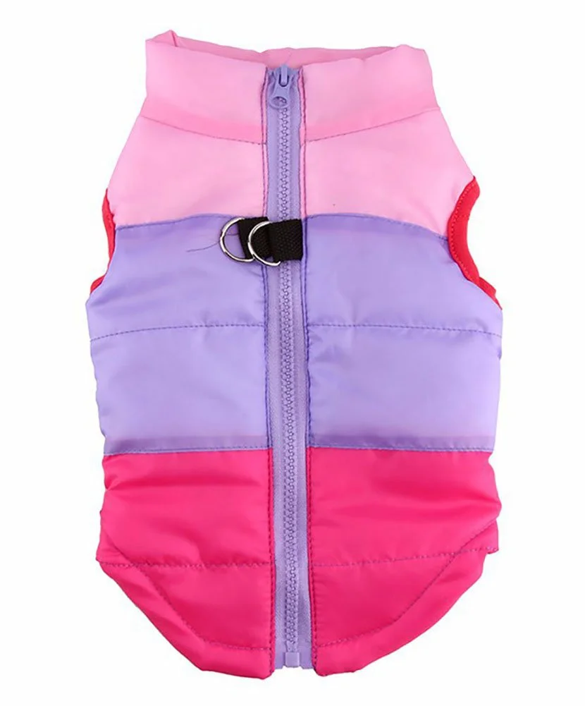Chaleco de invierno para perros Marupet impermeable y cortavientos talla XS rosa