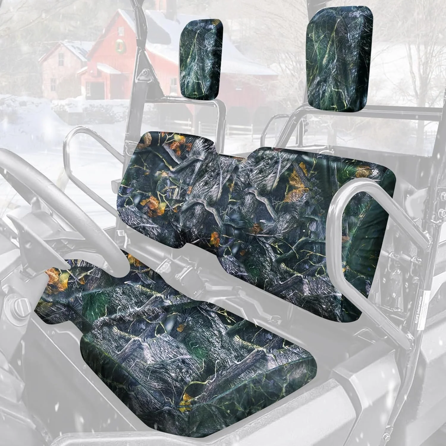 StarknightMT Seat Cover Compatible with Pioneer 700 700-4 2014-2025 Camo